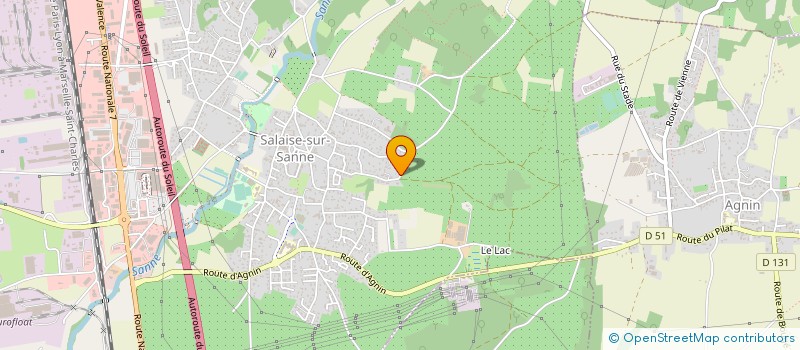 localisation de l'entreprise MONSIEUR ROGER DACHIS  ROUSSILLON