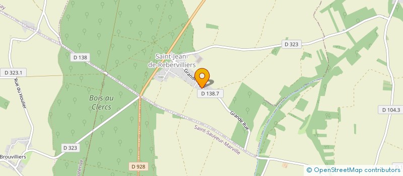 localisation de l'entreprise MONSIEUR ROGER DAGRON à SAINT-JEAN-DE-REBERVILLIERS