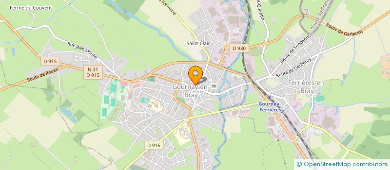 localisation de l'entreprise MONSIEUR ROGER DAILE à GOURNAY-EN-BRAY