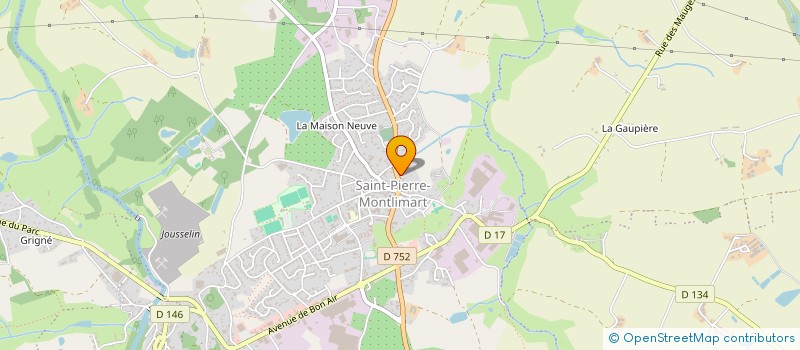 localisation de l'entreprise MONSIEUR ROGER DAME à MONTREVAULT-SUR-EVRE