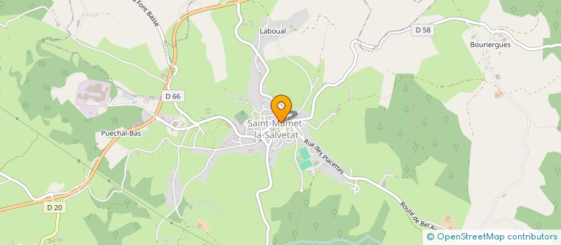 localisation de l'entreprise MONSIEUR ROGER DANCY à SAINT-MAMET-LA-SALVETAT