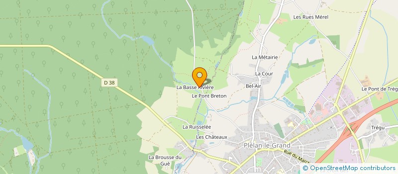 localisation de l'entreprise MONSIEUR ROGER DANET  PAIMPONT