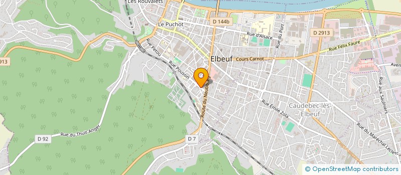 localisation de l'entreprise MONSIEUR ROGER DANGU  ELBEUF