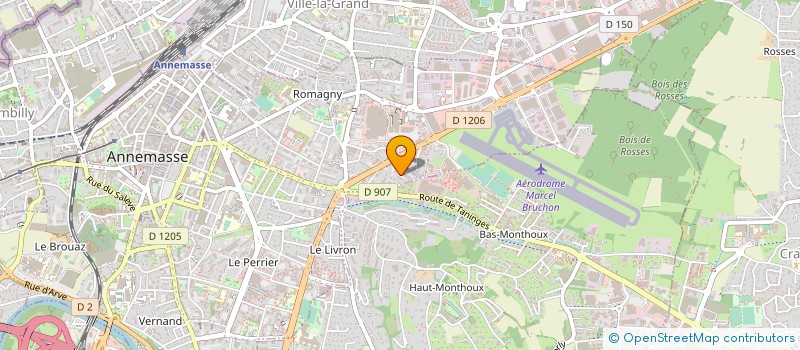 localisation de l'entreprise MONSIEUR ROGER DAOU  ANNEMASSE