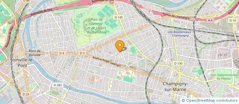 localisation de l'entreprise MONSIEUR ROGER DARGERE  CHAMPIGNY-SUR-MARNE