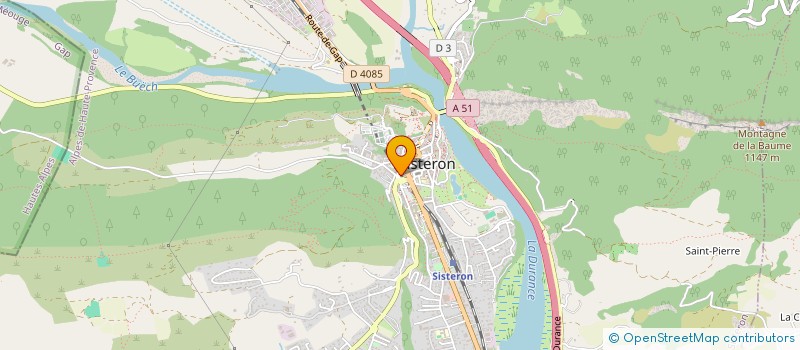 localisation de l'entreprise MONSIEUR ROGER DAUMAS  SISTERON