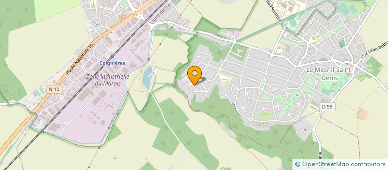 localisation de l'entreprise MONSIEUR ROGER DAUPHIN à LE MESNIL-SAINT-DENIS