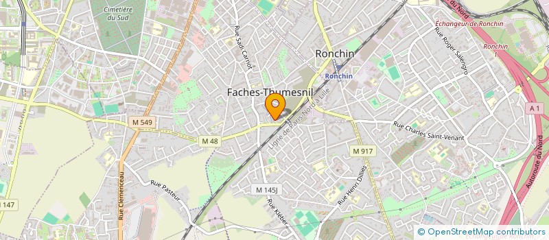 localisation de l'entreprise MONSIEUR ROGER DAUTREPPE à FACHES-THUMESNIL