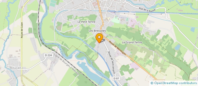 localisation de l'entreprise MONSIEUR ROGER DE JESUS COSTA à SAINT-AMAND-MONTROND