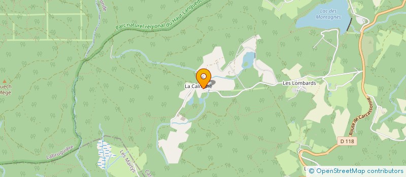 localisation de l'entreprise MONSIEUR ROGER DE PINS DE CAUCALIERES  MAZAMET