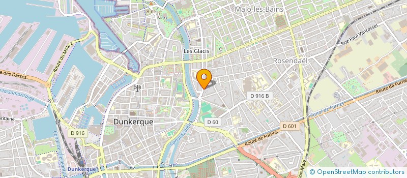 localisation de l'entreprise MONSIEUR ROGER DEBROUWER à DUNKERQUE