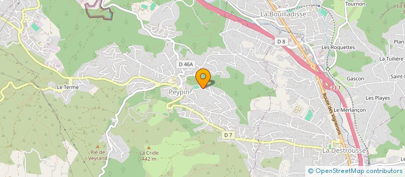 localisation de l'entreprise MONSIEUR ROGER DEBRUN  PEYPIN