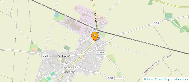 localisation de l'entreprise MONSIEUR ROGER DECROOCQ  ROSIERES-EN-SANTERRE