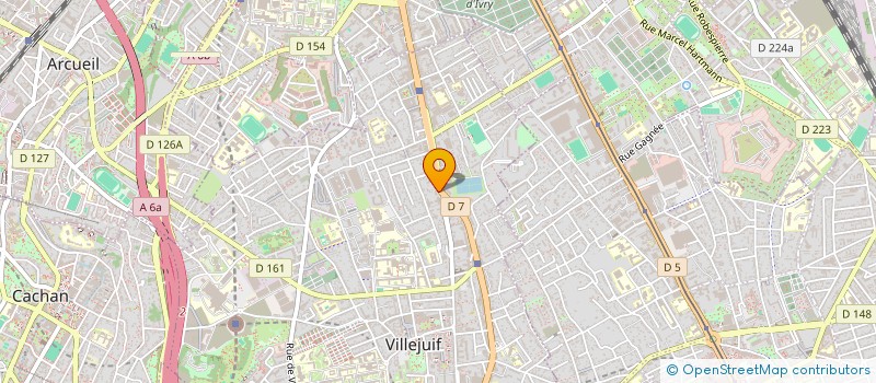 localisation de l'entreprise MONSIEUR ROGER DEGEMONT à VILLEJUIF