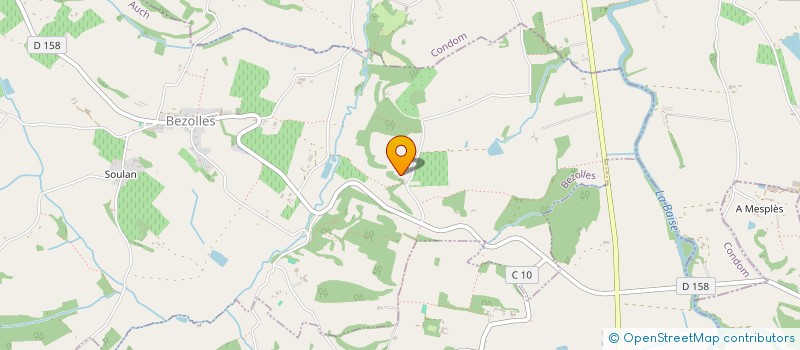 localisation de l'entreprise MONSIEUR ROGER DELAERE  BEZOLLES