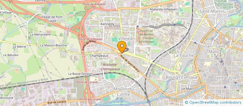 localisation de l'entreprise MONSIEUR ROGER DELANOE à RENNES