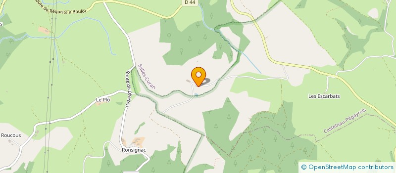 localisation de l'entreprise MONSIEUR ROGER DELHEURE  SALLES-CURAN