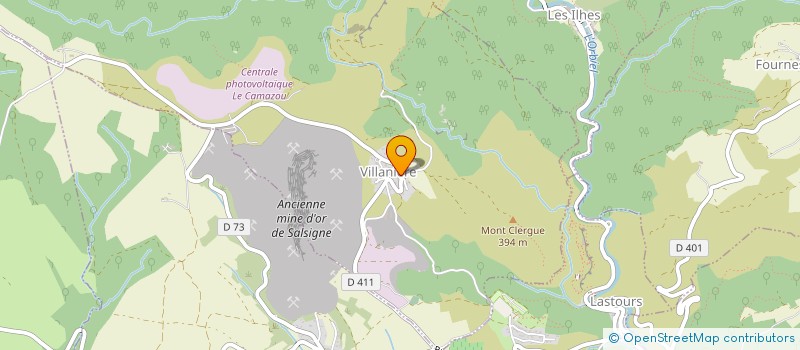 localisation de l'entreprise MONSIEUR ROGER DEMANGHON  VILLANIERE