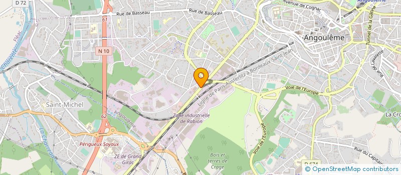 localisation de l'entreprise MONSIEUR ROGER DEMARCQ à ANGOULEME