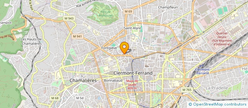 localisation de l'entreprise MONSIEUR ROGER DESGEORGES à CLERMONT-FERRAND