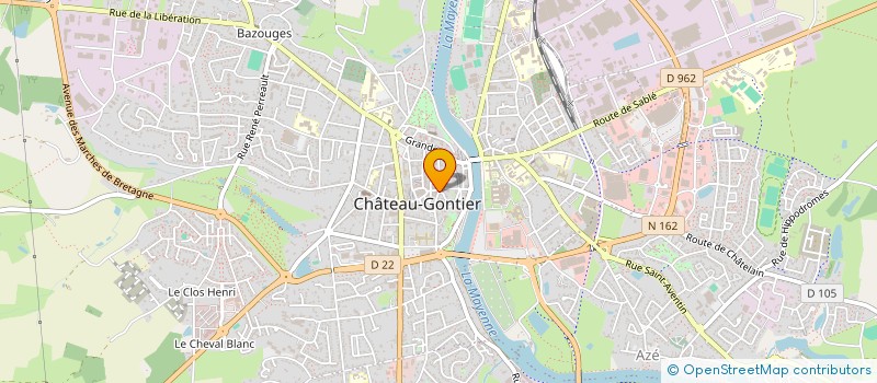 localisation de l'entreprise MONSIEUR ROGER DESMARETS  CHATEAU-GONTIER-SUR-MAYENNE