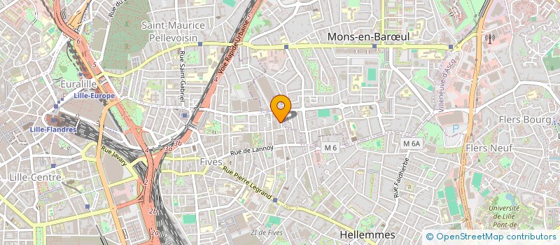 localisation de l'entreprise MONSIEUR ROGER DESMET à LILLE
