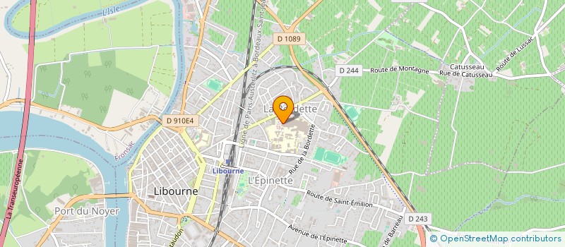 localisation de l'entreprise MONSIEUR ROGER DESQUIBES à LIBOURNE