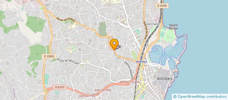 localisation de l'entreprise MONSIEUR ROGER DETRAGIACHE à ANTIBES