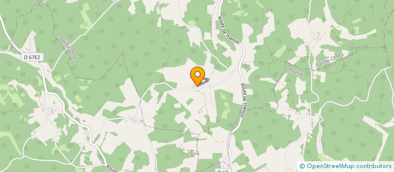 localisation de l'entreprise MONSIEUR ROGER DETRIEUX  SAINTE-ORSE