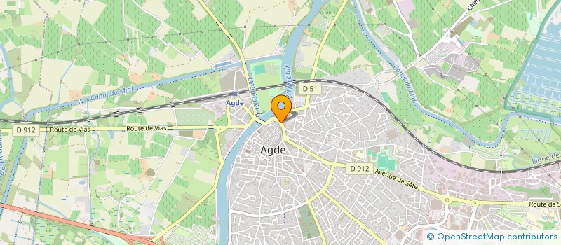 localisation de l'entreprise MONSIEUR ROGER DIOT  AGDE