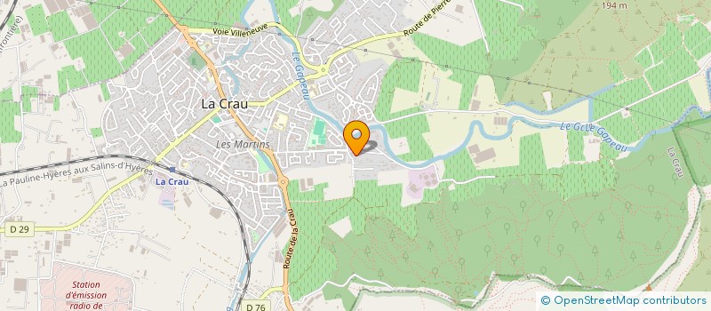 localisation de l'entreprise MONSIEUR ROGER DISDIER à LA CRAU