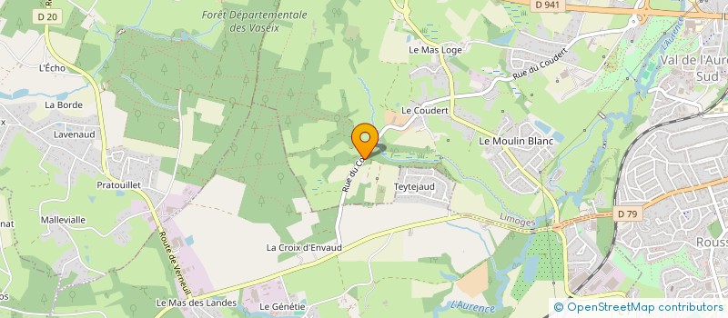 localisation de l'entreprise MONSIEUR ROGER DODIER à LIMOGES