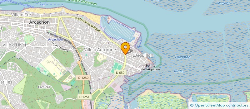 localisation de l'entreprise MONSIEUR ROGER DONNART  ARCACHON