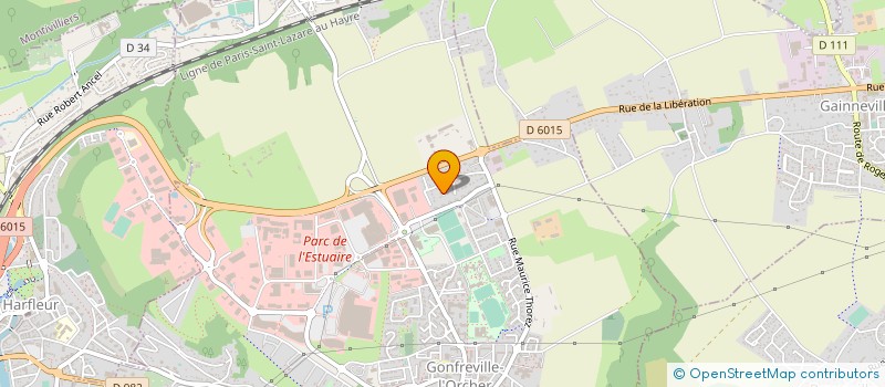 localisation de l'entreprise MONSIEUR ROGER DORBEAUX  GONFREVILLE-L'ORCHER