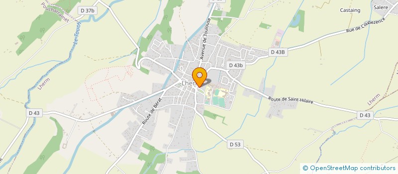 localisation de l'entreprise MONSIEUR ROGER DOREE à LHERM