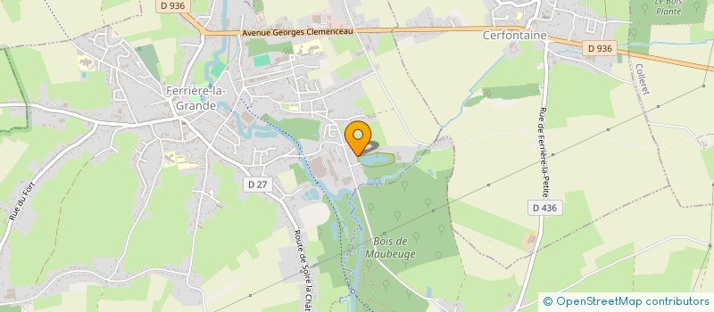 localisation de l'entreprise MONSIEUR ROGER DOSSAT  FERRIERE-LA-GRANDE