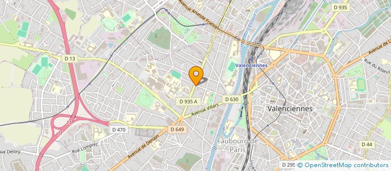 localisation de l'entreprise MONSIEUR ROGER DOUAY à VALENCIENNES