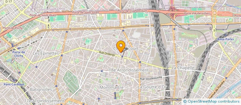 localisation de l'entreprise MONSIEUR ROGER DOUCET à PARIS