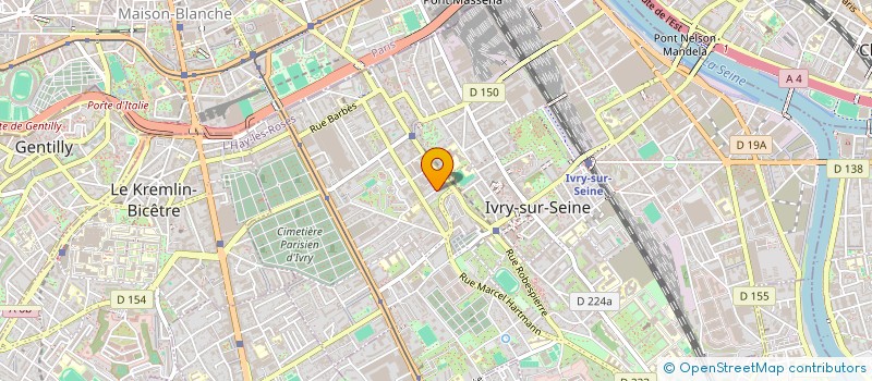 localisation de l'entreprise MONSIEUR ROGER DOUCET  IVRY-SUR-SEINE