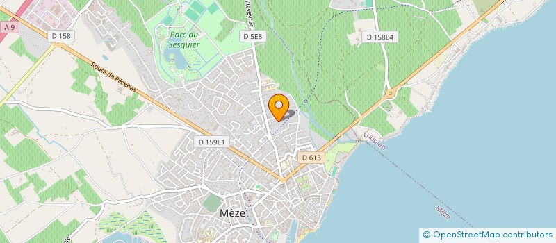 localisation de l'entreprise MONSIEUR ROGER DRAGO COLOME  MEZE