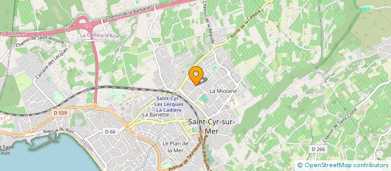 localisation de l'entreprise MONSIEUR ROGER DRUEZ à SAINT-CYR-SUR-MER
