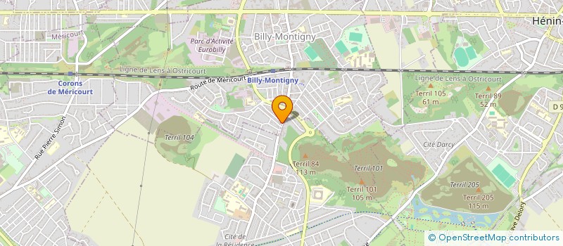 localisation de l'entreprise MONSIEUR ROGER DUBOIS à BILLY-MONTIGNY