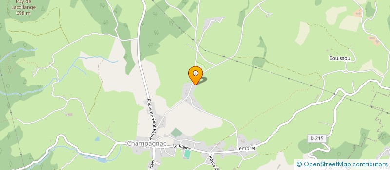 localisation de l'entreprise MONSIEUR ROGER DUBOIS à CHAMPAGNAC