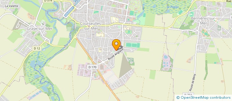 localisation de l'entreprise MONSIEUR ROGER DUBOURG  COURSEULLES-SUR-MER