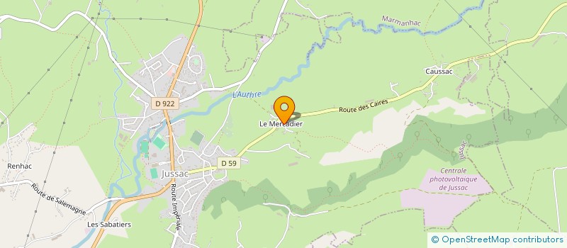 localisation de l'entreprise MONSIEUR ROGER DUCLAUX à MARMANHAC