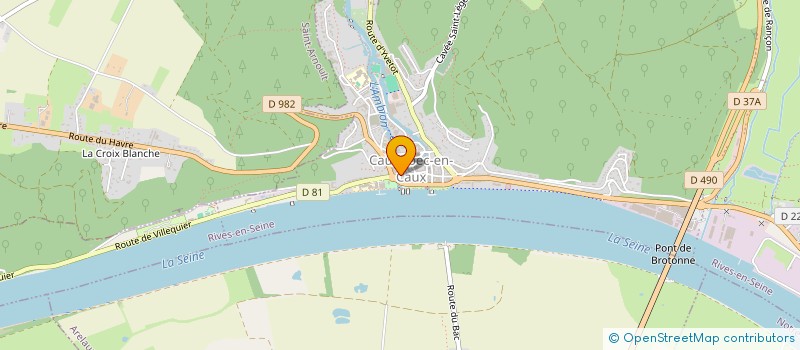 localisation de l'entreprise MONSIEUR ROGER DUDOUT  RIVES-EN-SEINE