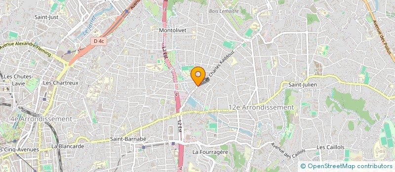 localisation de l'entreprise MONSIEUR ROGER DUGUET à MARSEILLE