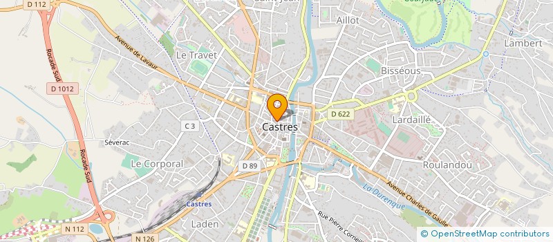 localisation de l'entreprise MONSIEUR ROGER DUPARCHY à CASTRES