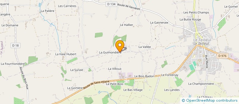 localisation de l'entreprise MONSIEUR ROGER DUPONT  LE TEILLEUL
