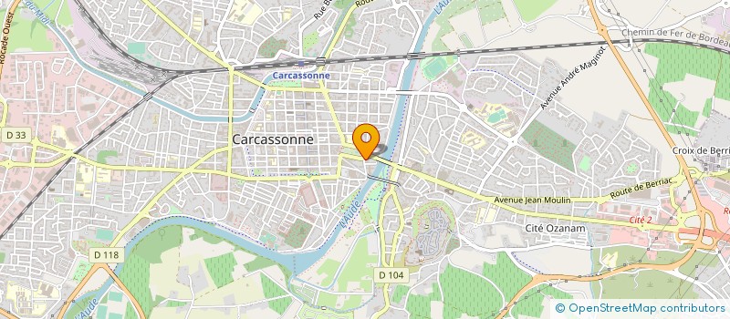 localisation de l'entreprise MONSIEUR ROGER DURAND à CARCASSONNE